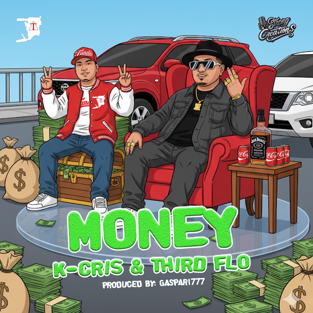 MONEY (feat. THIRD FLO) - Single by K-CRIS album cover