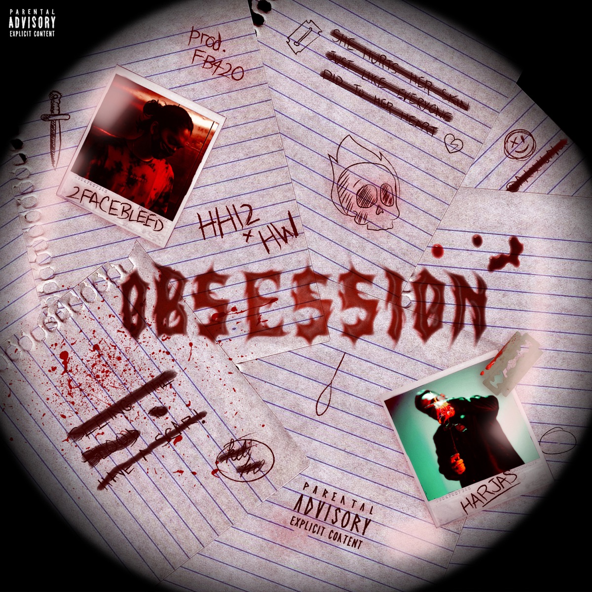 Obsession - Single by 2facebleed & Harjas Harjaayi album cover
