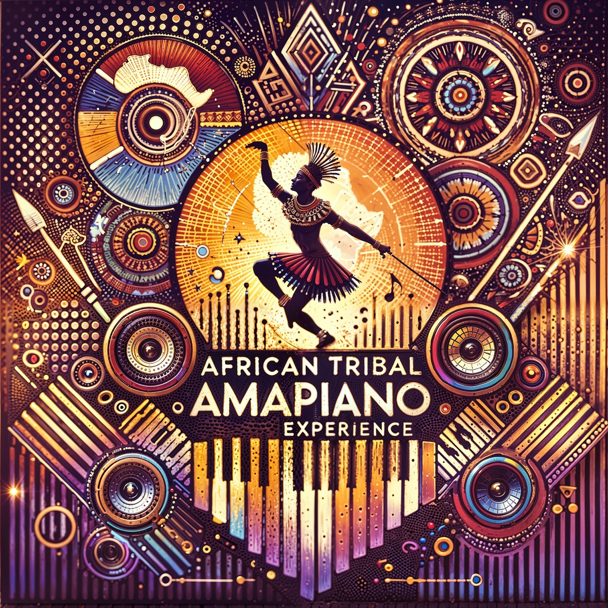 African Tribal Amapiano Experience, Vol. 1 (Radio Edit) by HVS Stuz album cover