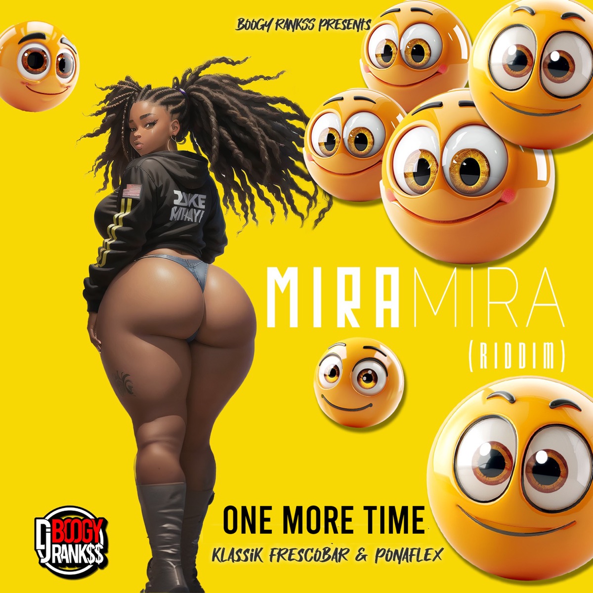 One More Time (Mira Mira Riddim) - Single by Klassik Frescobar, Ponaflex & Boogy Rankss album cover