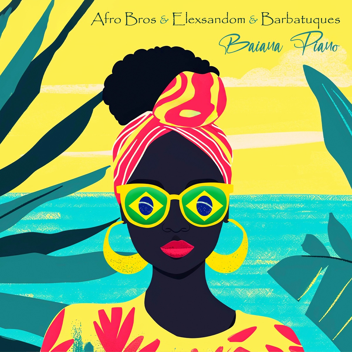 Baianá piano - Single by Afro Bros, ELEXSANDOM & Barbatuques album cover
