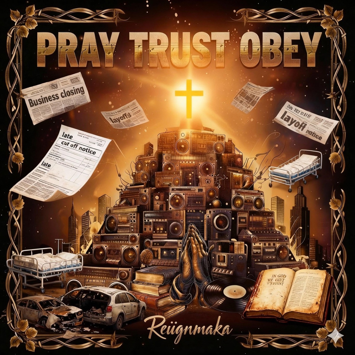 PRAY TRUST OBEY by REIIGNMAKA album cover