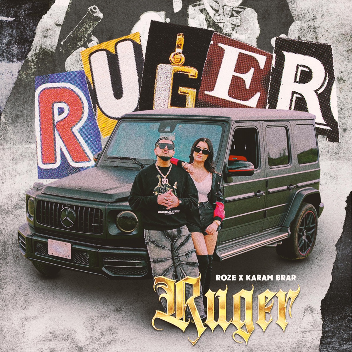 Ruger - Single by Roze & Karam Brar album cover