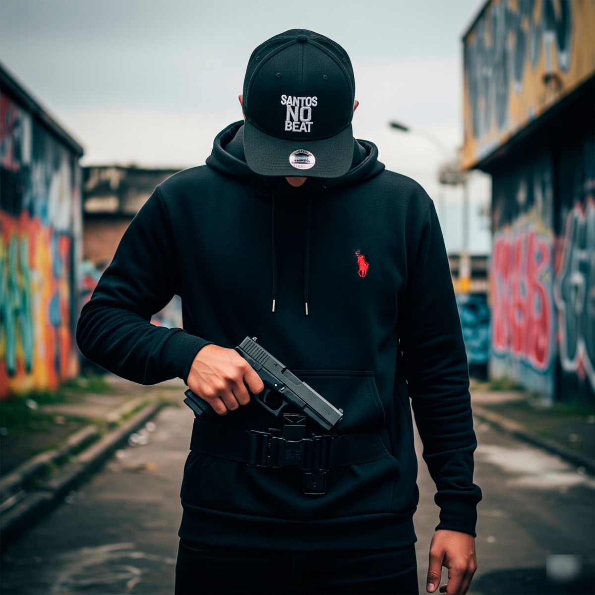 De Boné pra tras de Glock na Cintura - Single by Santos No Beat & GAZO NO BEAT album cover