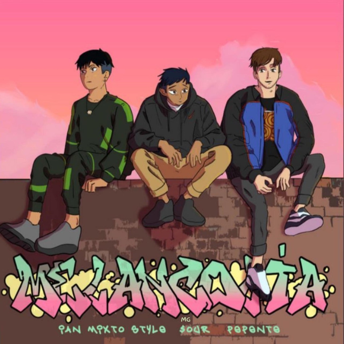 MELANCOLÍA (feat. Ian Mixto Style) - Single by MG SOUR album cover