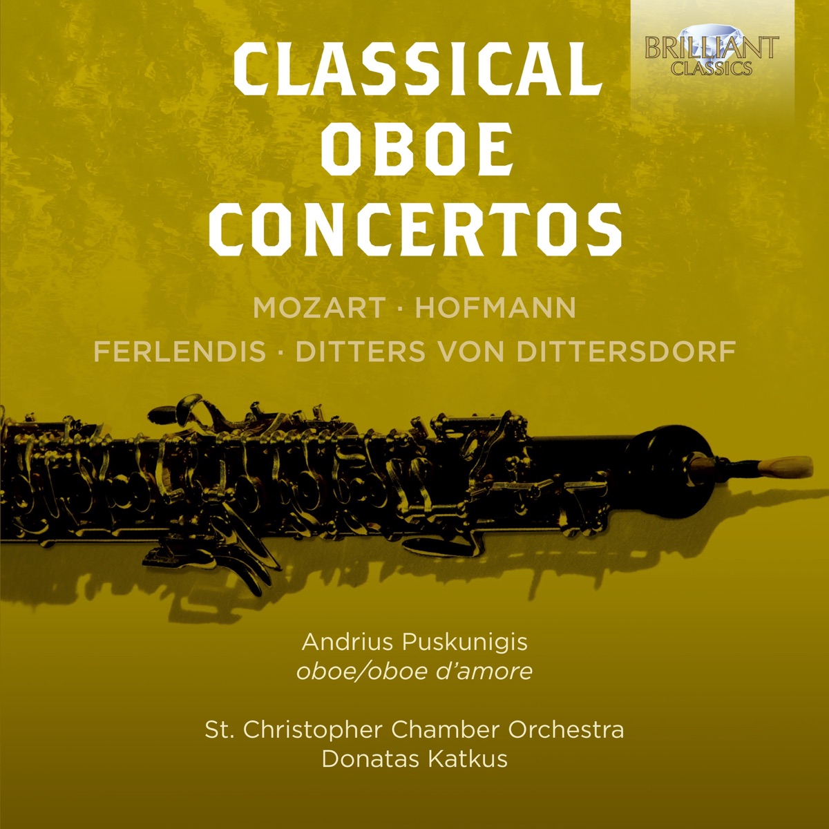 Classical Oboe Concertos by St. Christopher Chamber Orchestra, Donatas Katkus & Andrius Puskunigis album cover