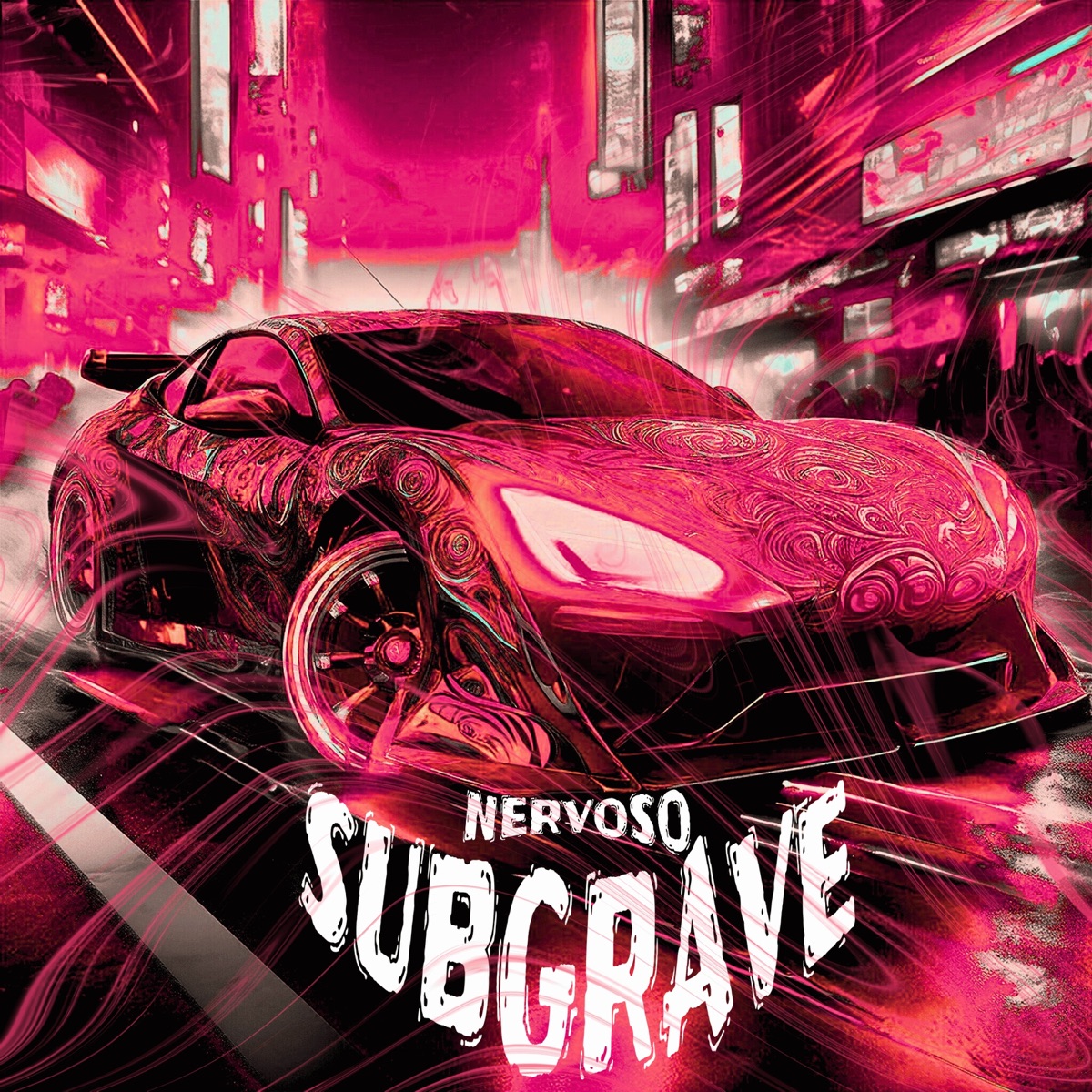 SUBGRAVE NERVOSO (feat. DJ MAGRO) - Single by TRATTO PHONK, MC MN & MC Delux album cover