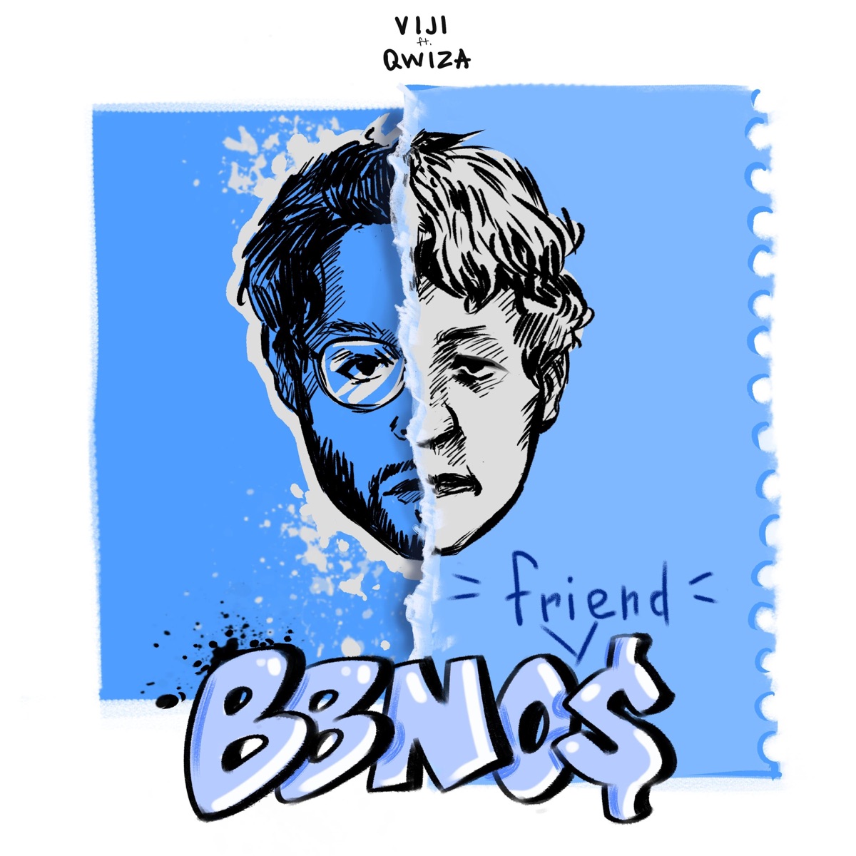 bbnofriend$ - Single by Viji & qwiza album cover
