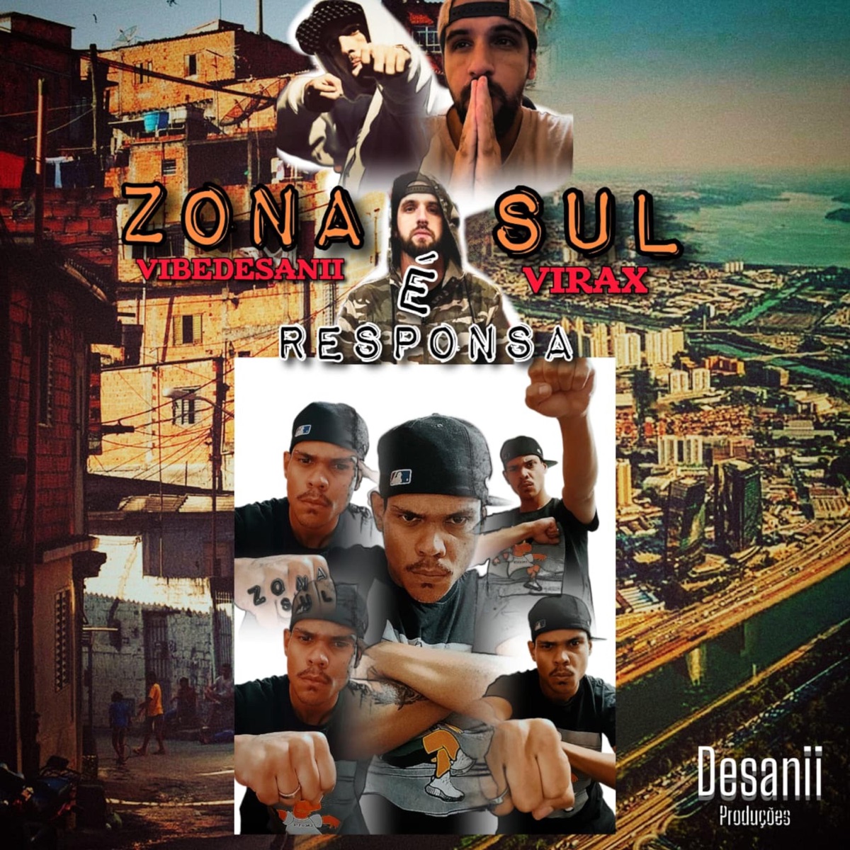 ZONA SUL É RESPONSA (feat. virax) - Single by VIBEDESANII album cover