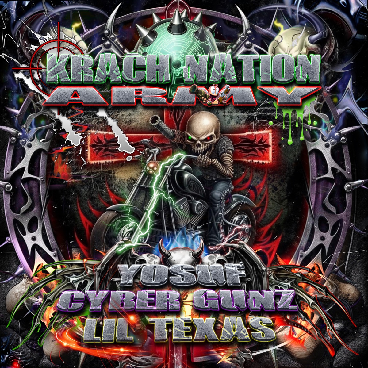 Krach Nation Army - Single by Yosuf, Cyber Gunz & Lil Texas album cover