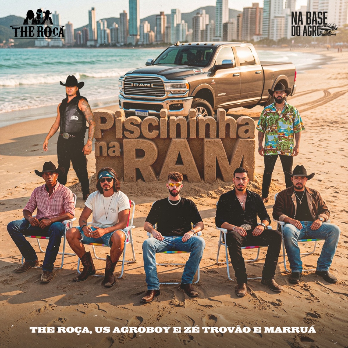 Piscininha na Ram - Single by The Roça, US Agroboy, Zé Trovão e Marruá & Na Base do Agro album cover