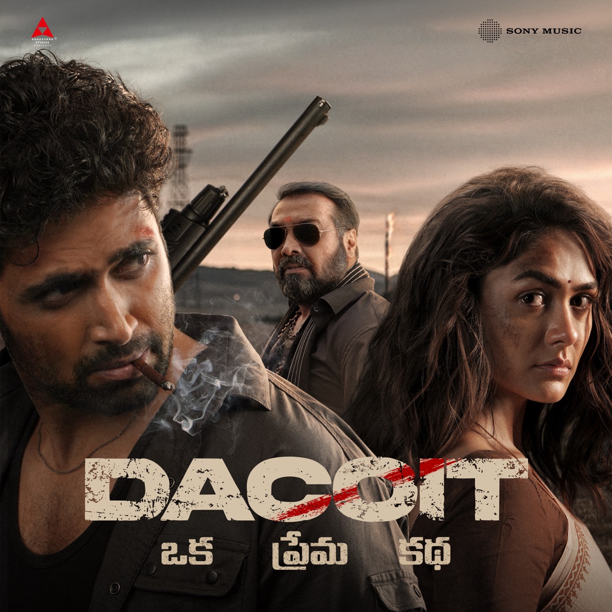 Dacoit (Telugu) [Original Motion Picture Soundtrack] by Bheems Ceciroleo, Bhaskarabhatla & Gyaani album cover