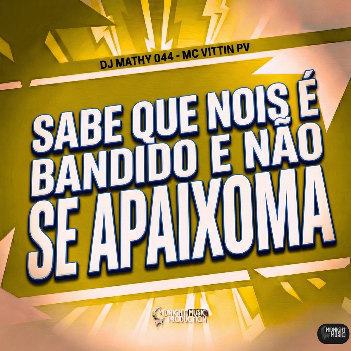 Sabe Que Nois e Bandido e Não se Apaixona (feat. MC Vittin Pv) - Single by dj mathy 044 & MIDNIGHT PM album cover
