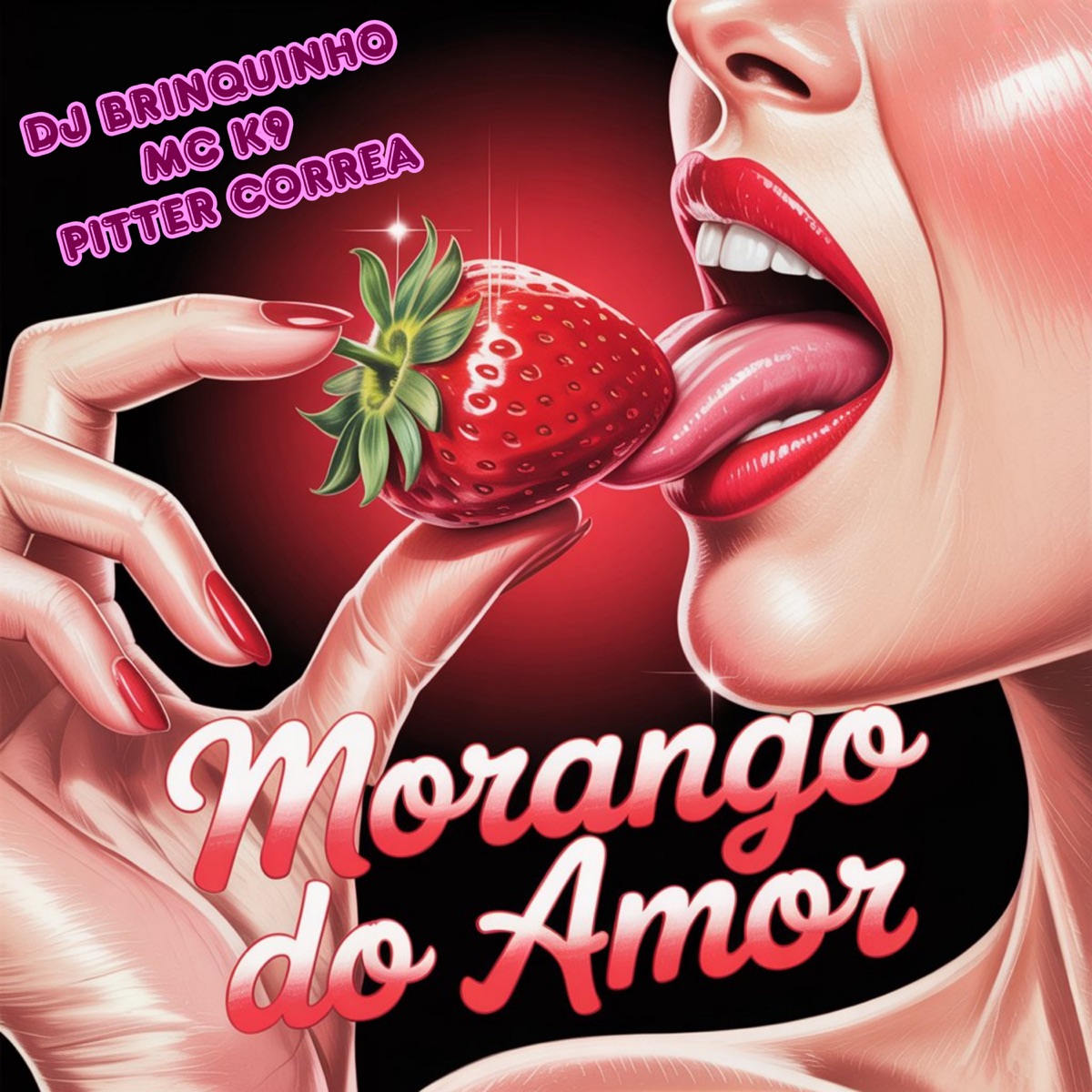 Morango Do Amor - Single by MC K9, DJ Brinquinho & Pitter Correa album cover
