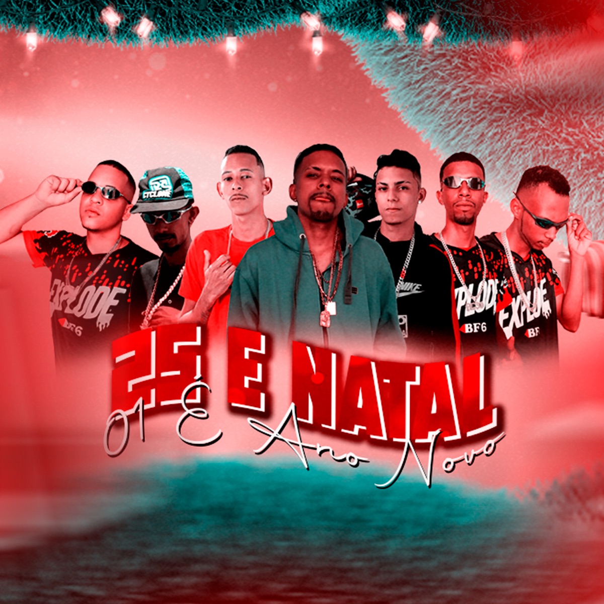25 É Natal, 01 É Ano Novo (feat. EO BODO, Kivinho Na Voz, MC DOLA & renato na voz) - Single by Menozin Mr, Tito na pancada & Rennan no Beat album cover