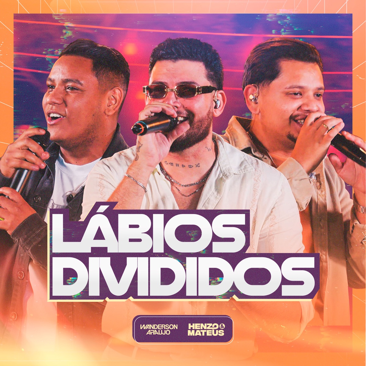Lábios Divididos (Ao Vivo) - Single by Wanderson Araújo & Henzo e Mateus album cover