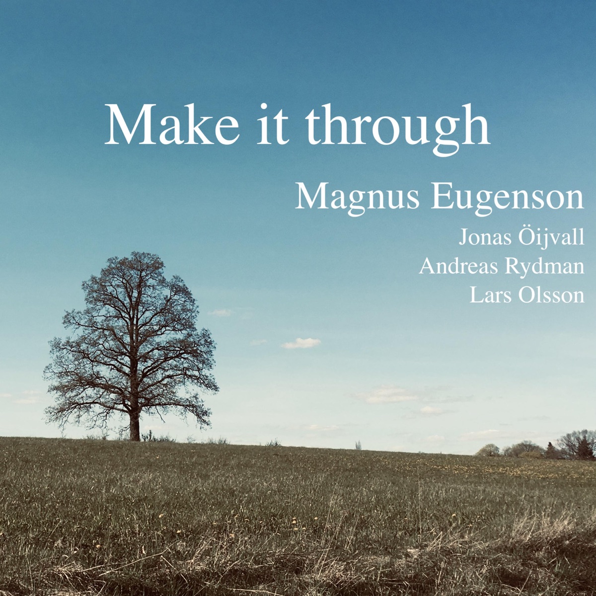 Make it through (feat. Jonas Öijvall, Andreas Rydman & Lars Olsson) - Single by Magnus Eugenson album cover