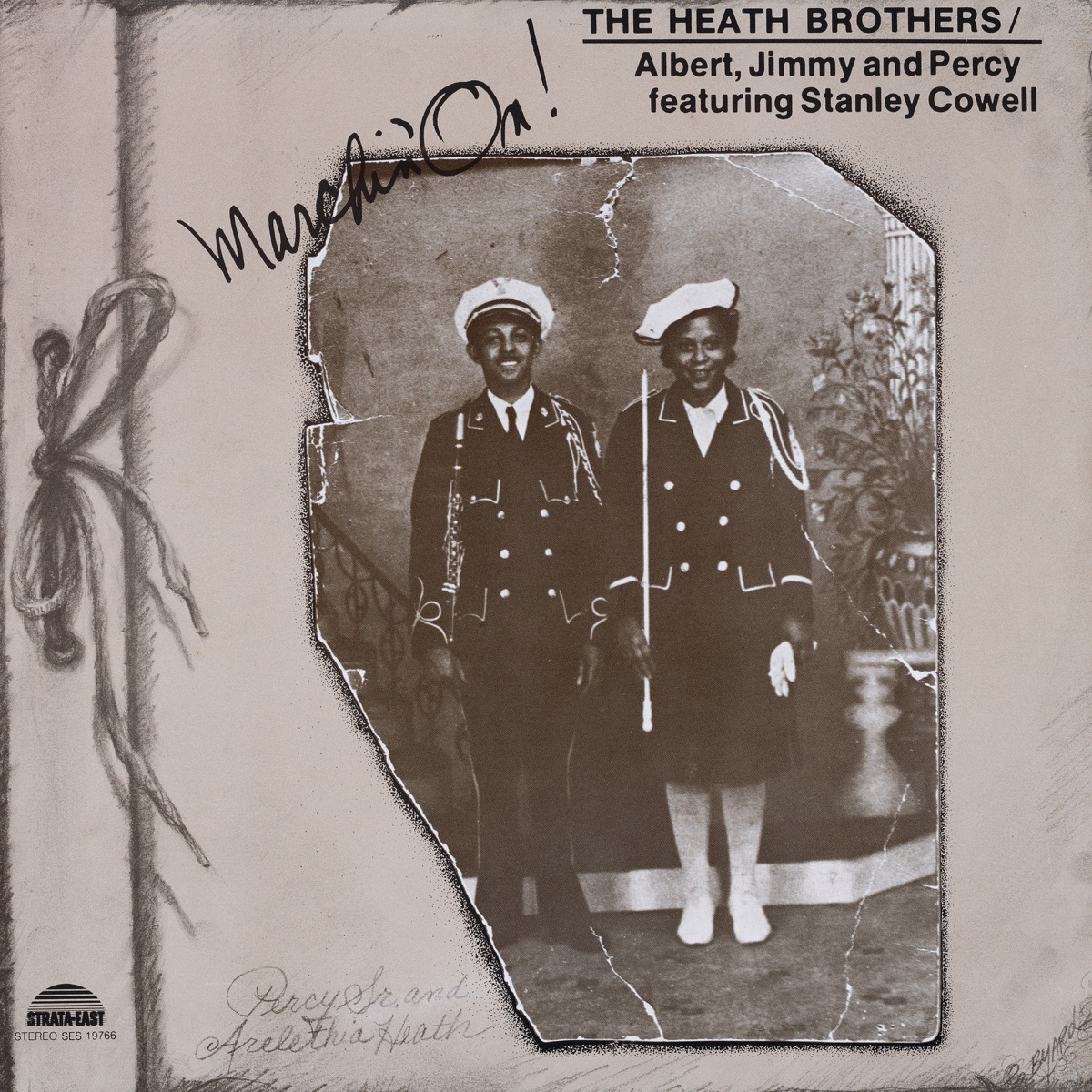 Marchin' On! (feat. Stanley Cowell) by The Heath Brothers album cover