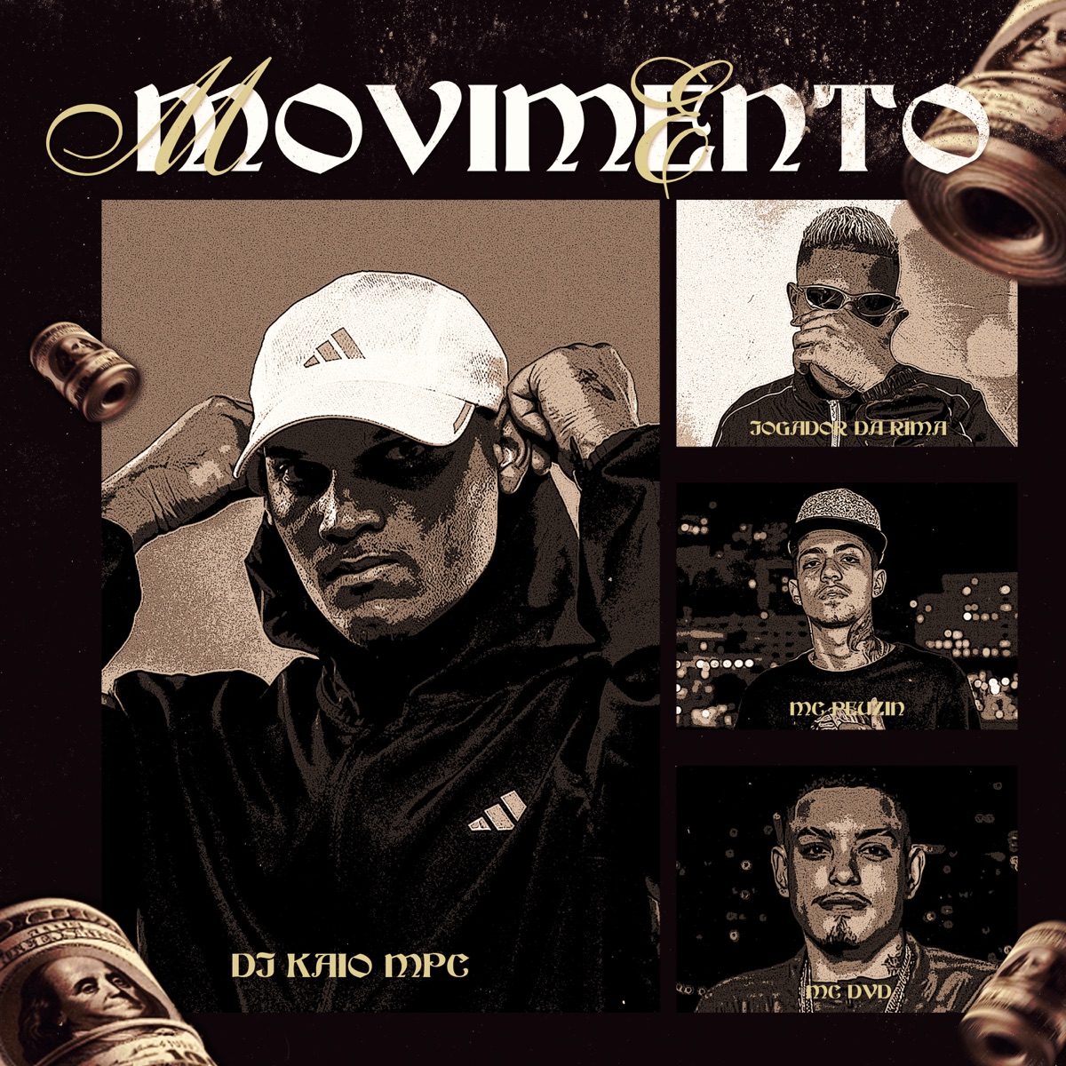 Movimento - Single by DJ KAIO MPC, Jogador da Rima, Mc Peuzin & MC DVD album cover