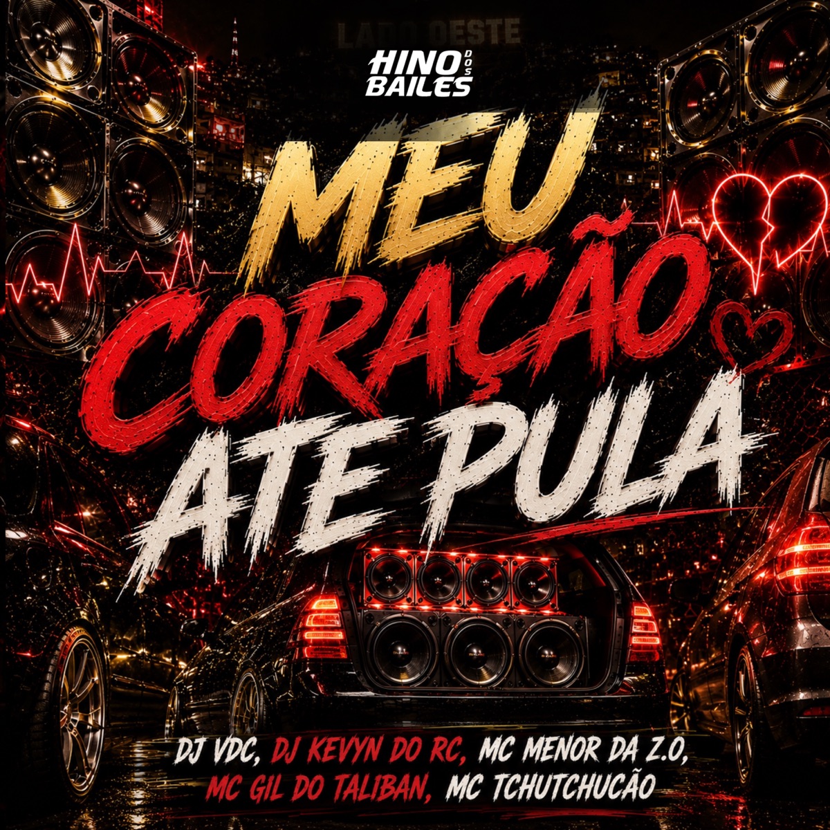 Meu Coração Ate Pula - Single by Mc Menor da Z.O, MC Gil do Taliban & MC TCHUTCHUCÃO album cover