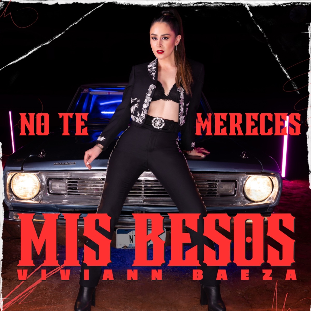 No Te Mereces Mis Besos - Single by Viviann Baeza album cover