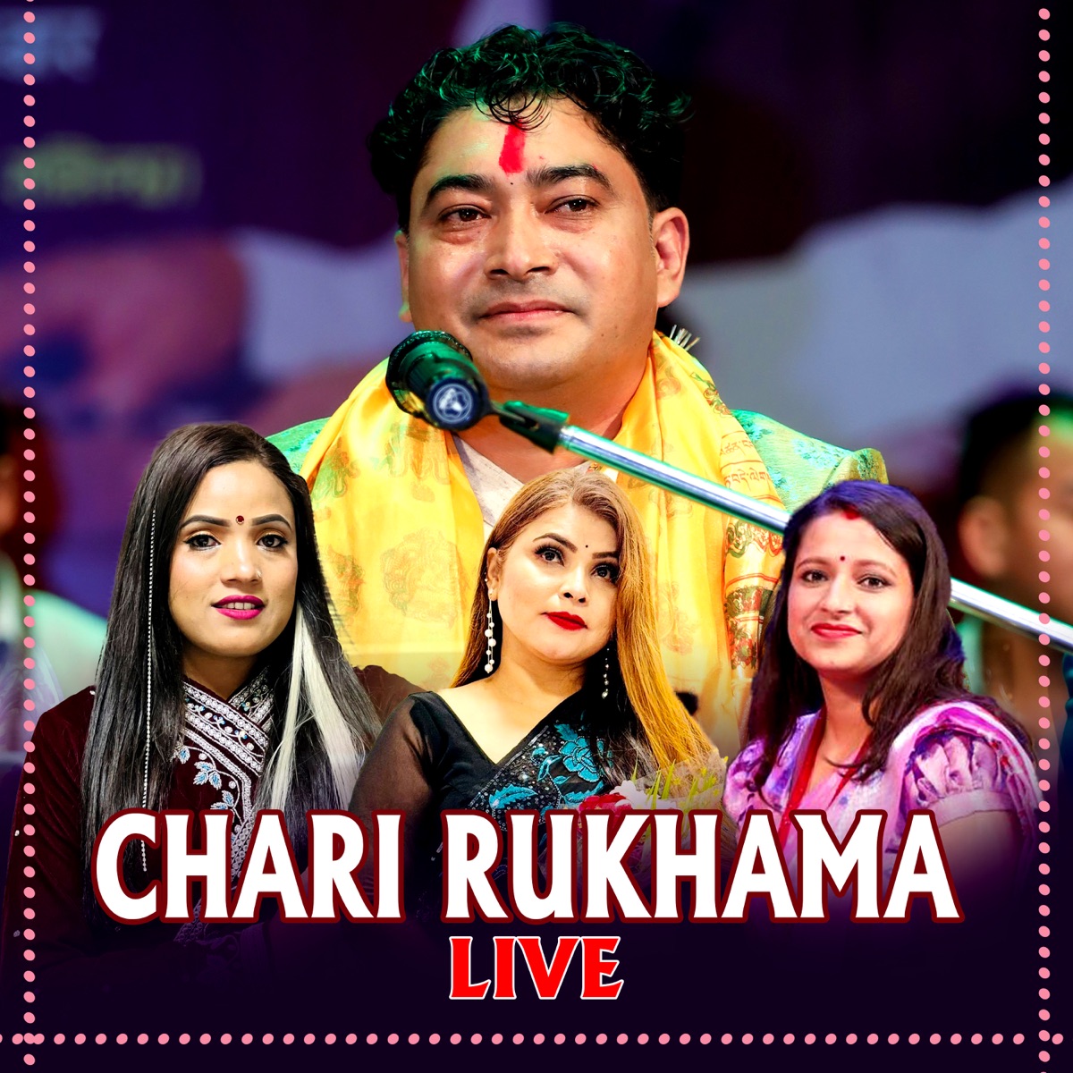 Chari Rukhama (Live) [feat. Bandana Pandey, Nandu Pariyar & Aayush Kunwar] - Single by Ramchandra Chand, Kamala Pokharel & Shanta Rani Pariyar album cover