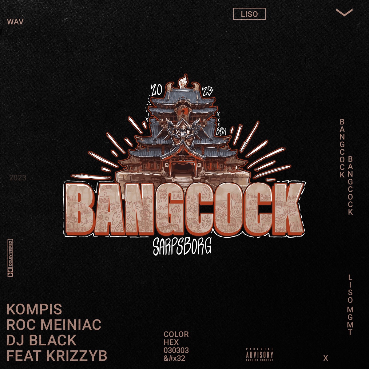 Bangcock 2023 (feat. Roc KrizzyB) - Single by Kompis, Roc Meiniac & DJ Black album cover