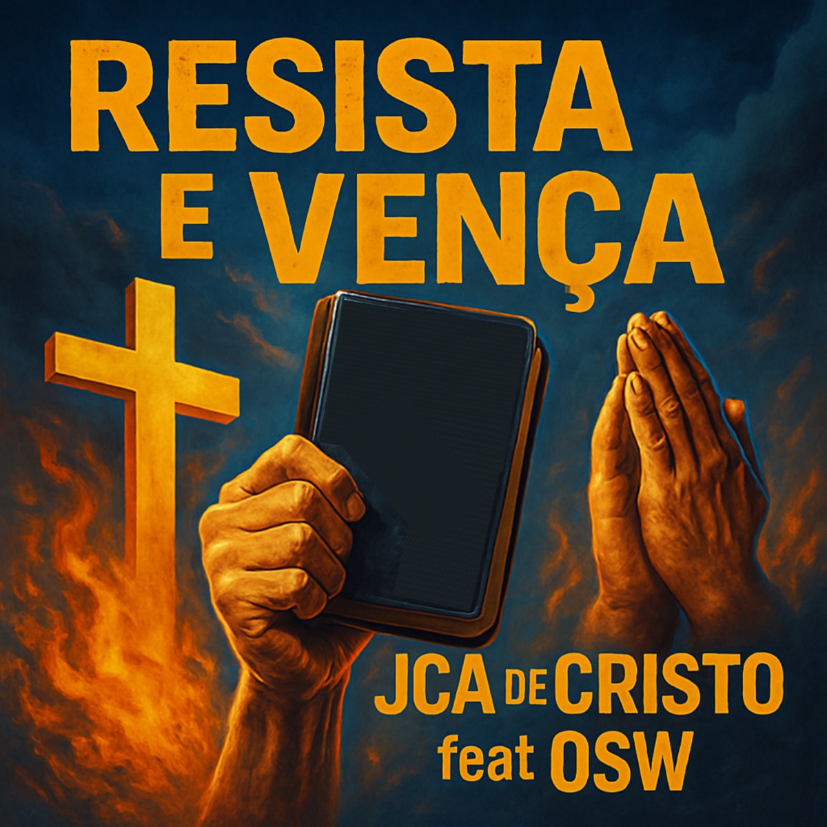 Resista e Vença (feat. OSW) - Single by JCA de Cristo album cover
