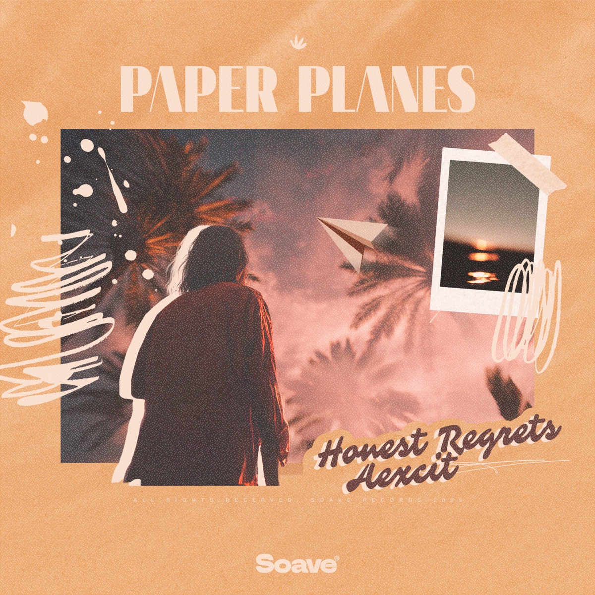 Paper Planes - Single by Honest Regrets & Aexcit album cover