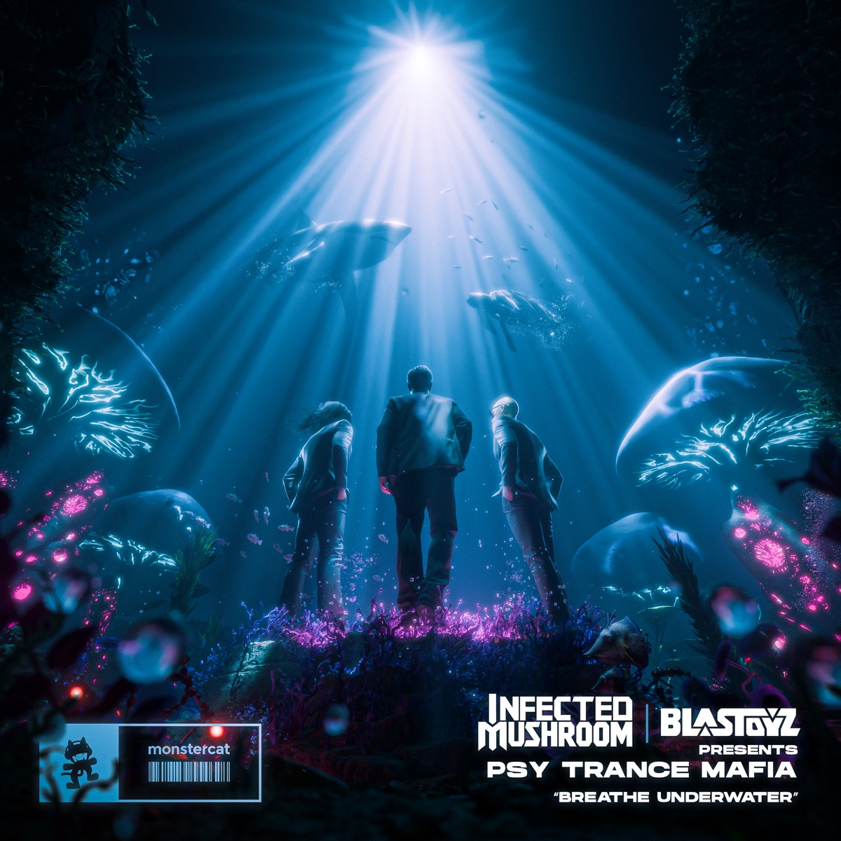 Breathe Underwater - Single by Psy Trance Mafia, Infected Mushroom & Blastoyz album cover