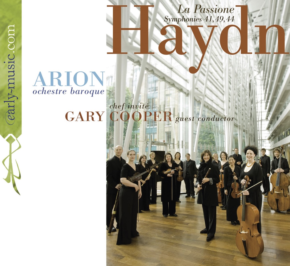 Haydn: la Passione Symphonies 41, 49, 44 by Arion Orchestre Baroque album cover