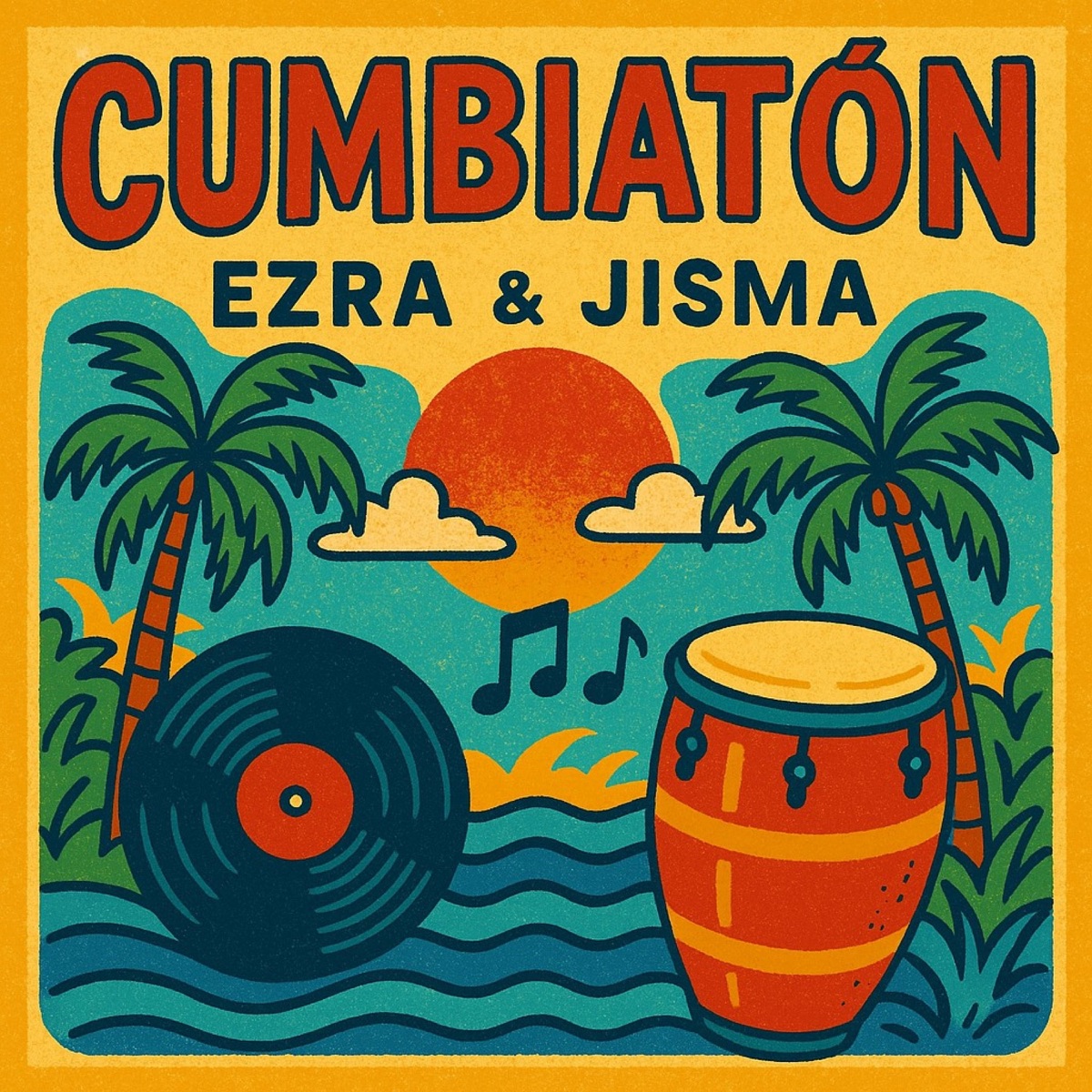 Cumbiatón - Single by Ezra Gilmore & Jisma album cover
