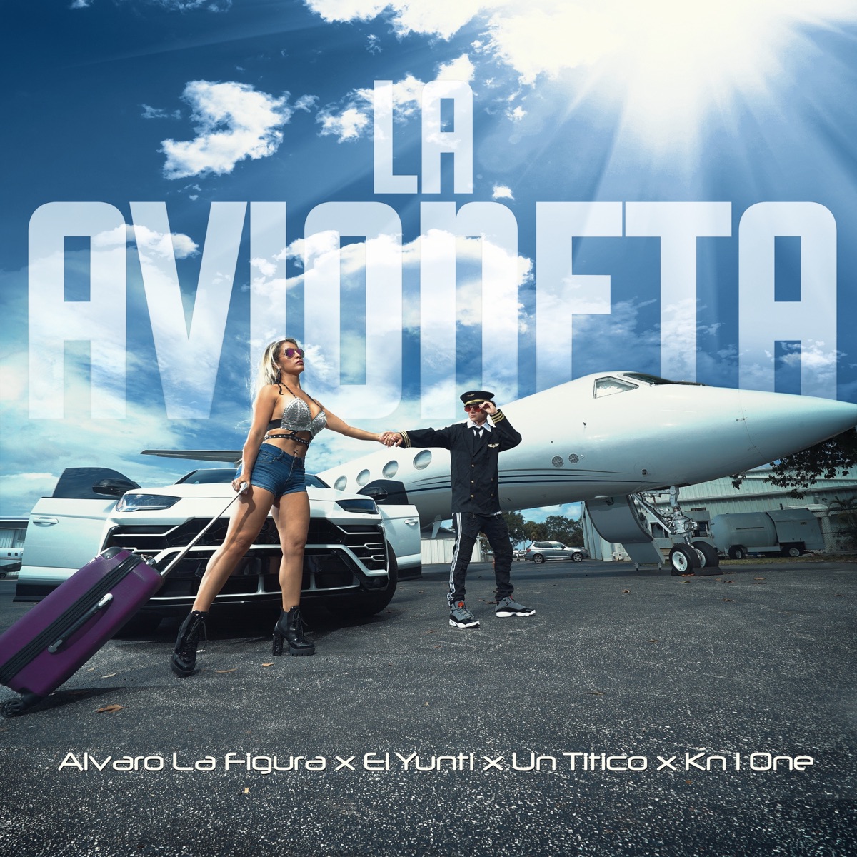La Avioneta (feat. Un Titico & Kn1 One) - Single by Alvaro la Figura & El Yunti album cover