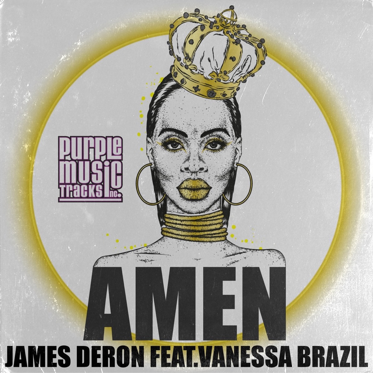 Amen (feat. Vanessa Brazil) - Single by James Deron album cover