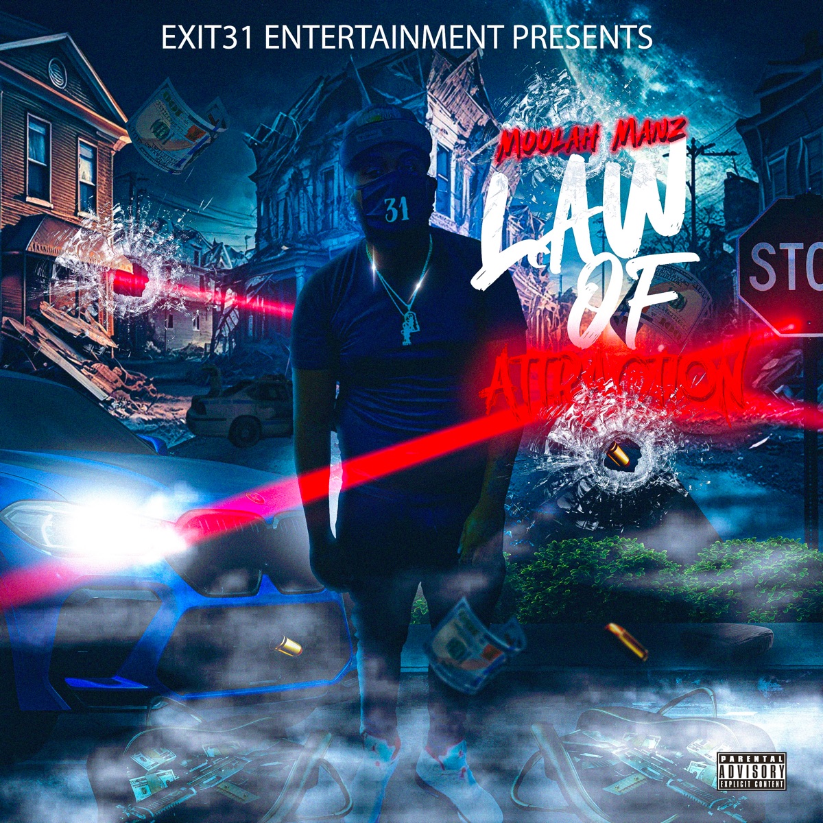Law Of Attraction - Single by Moolah Manz album cover
