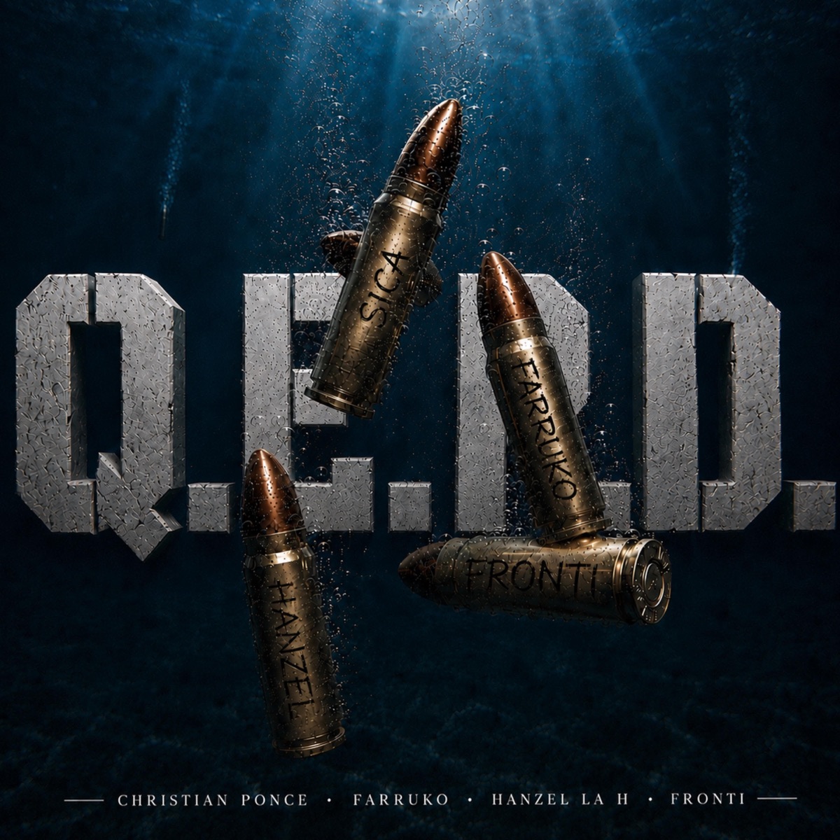 Q.E.P.D. - Single by Christian Ponce, Farruko, Hanzel La H & Fronti album cover