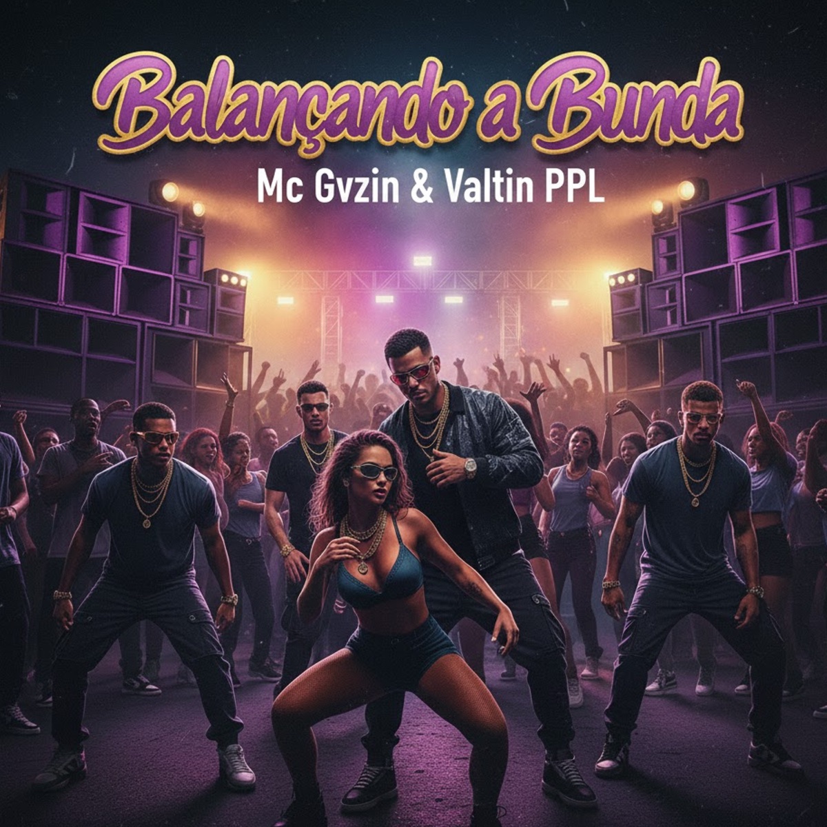 Balançando a Bunda (feat. MC GVZIN) - Single by Mc Valtin ppl album cover