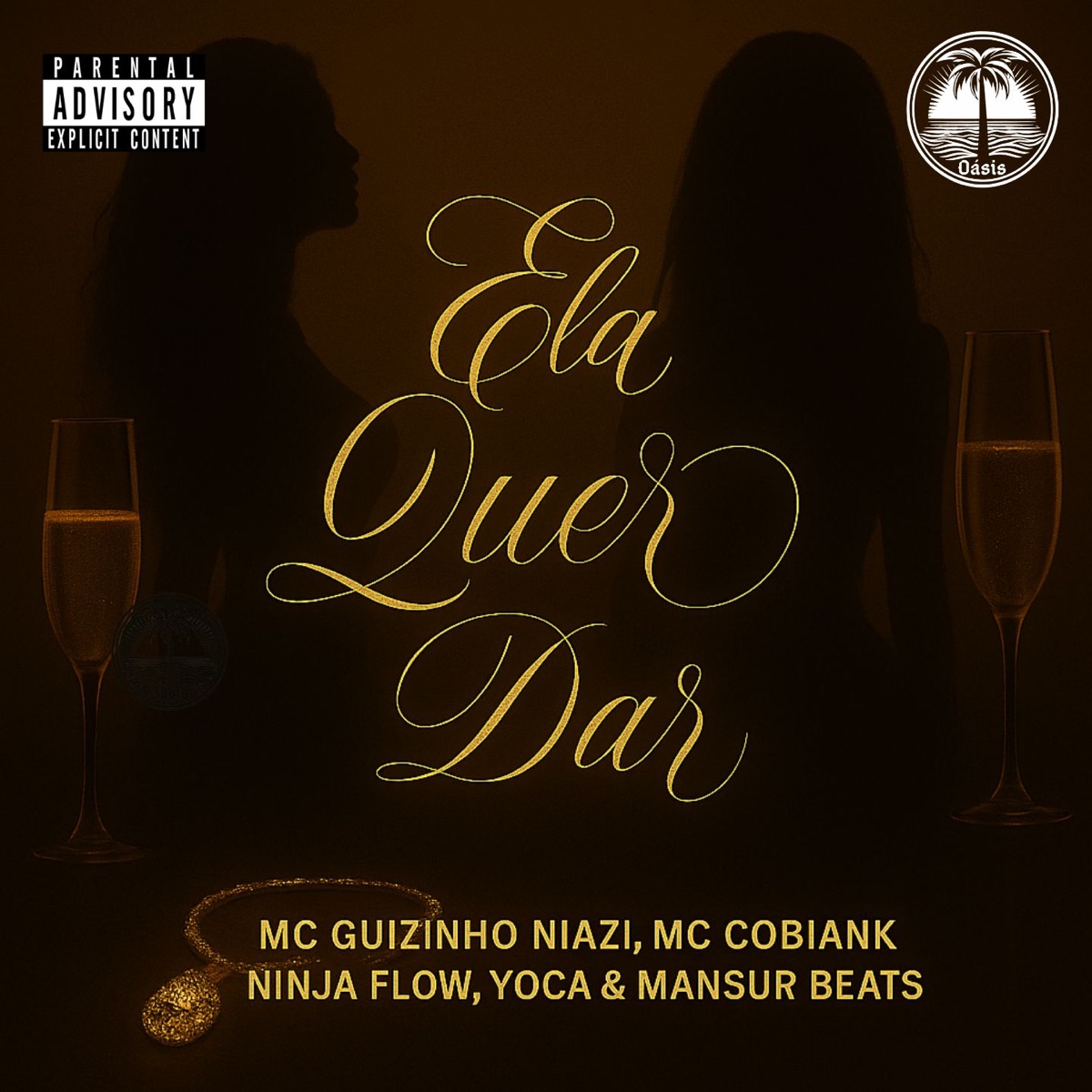 Ela Quer Dar (feat. YOCA & TROPA DA OÁSIS) - Single by Mansur Beats, Mc guizinho niazi, Ninja Flow & Mc Cobiank album cover