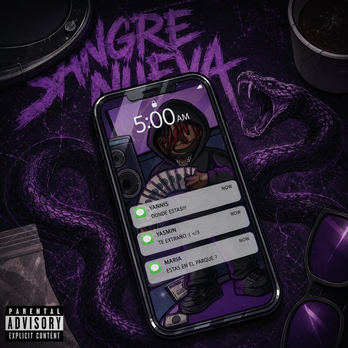 5AM - Single by SANGRE NUEVA album cover
