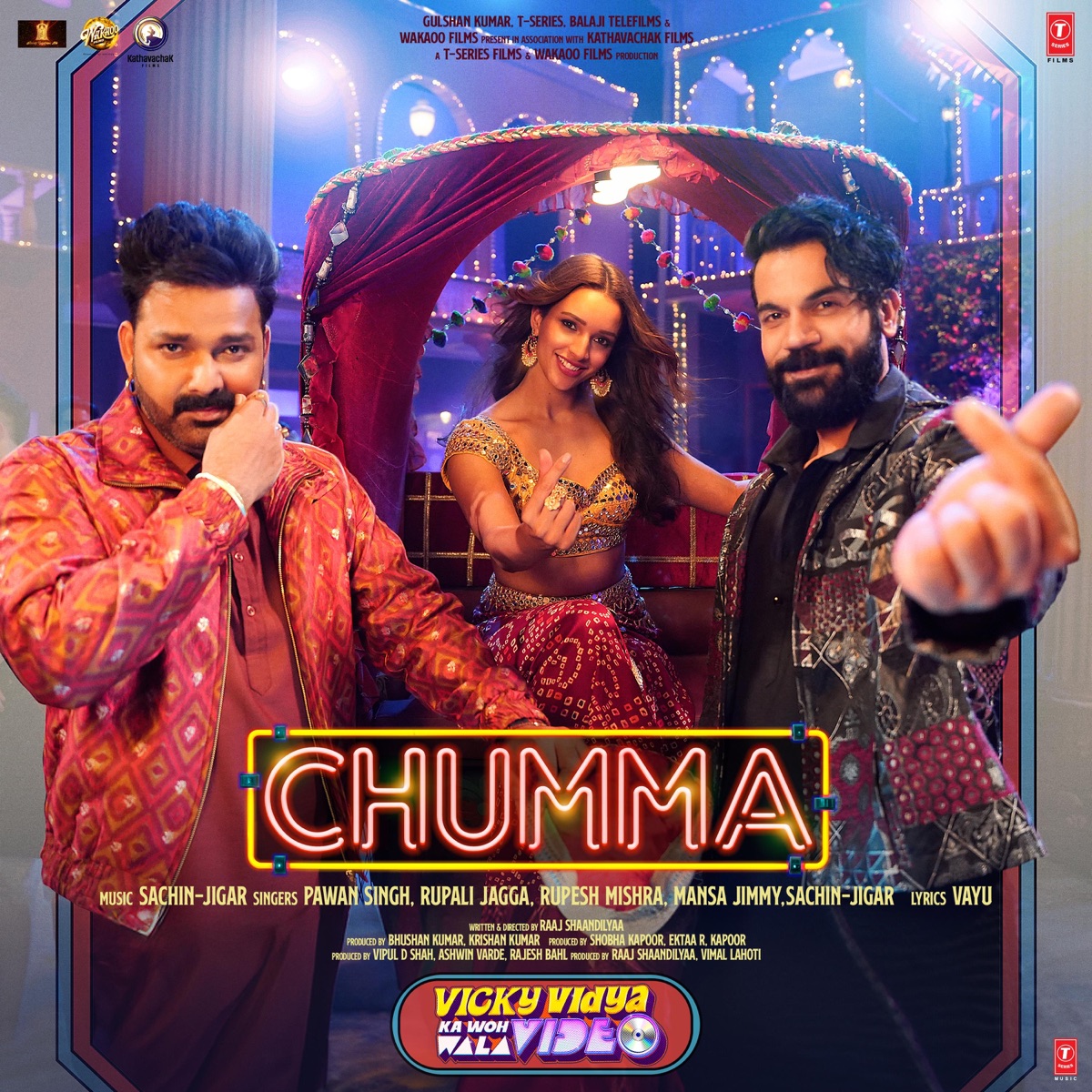 CHUMMA (From "Vicky Vidya Ka Woh Wala Video") - Single by Sachin-Jigar, Pawan Singh, Vayu, Rupali Jagga, Rupesh Mishra & Mansa Jimmy album cover