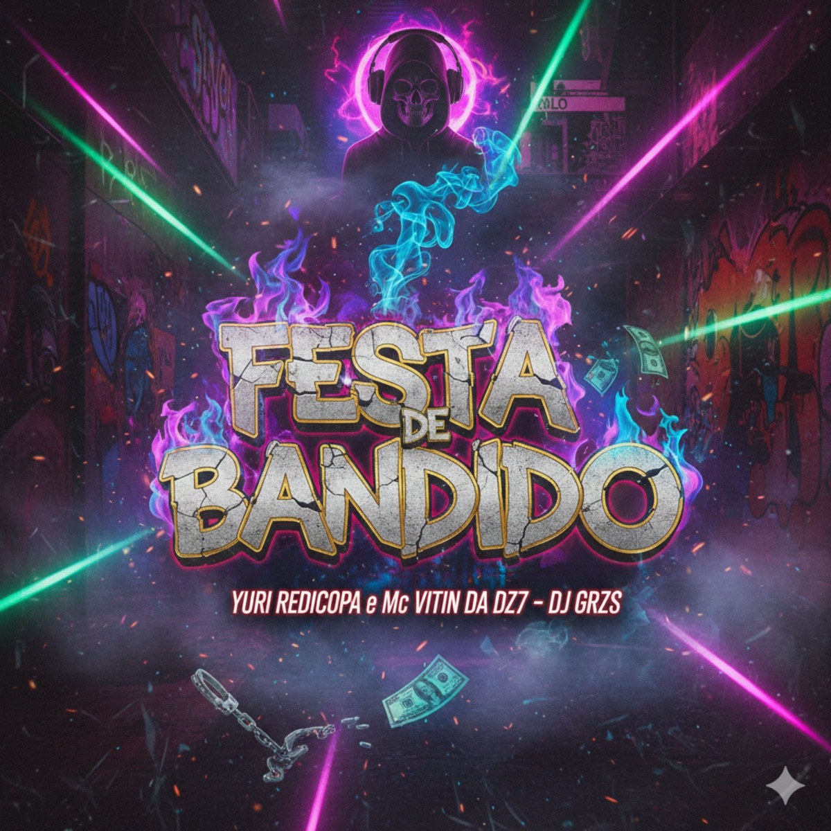 Festa De Bandido - Single by DJ GRZS, Yuri Redicopa & MC VITIN DA DZ7 album cover