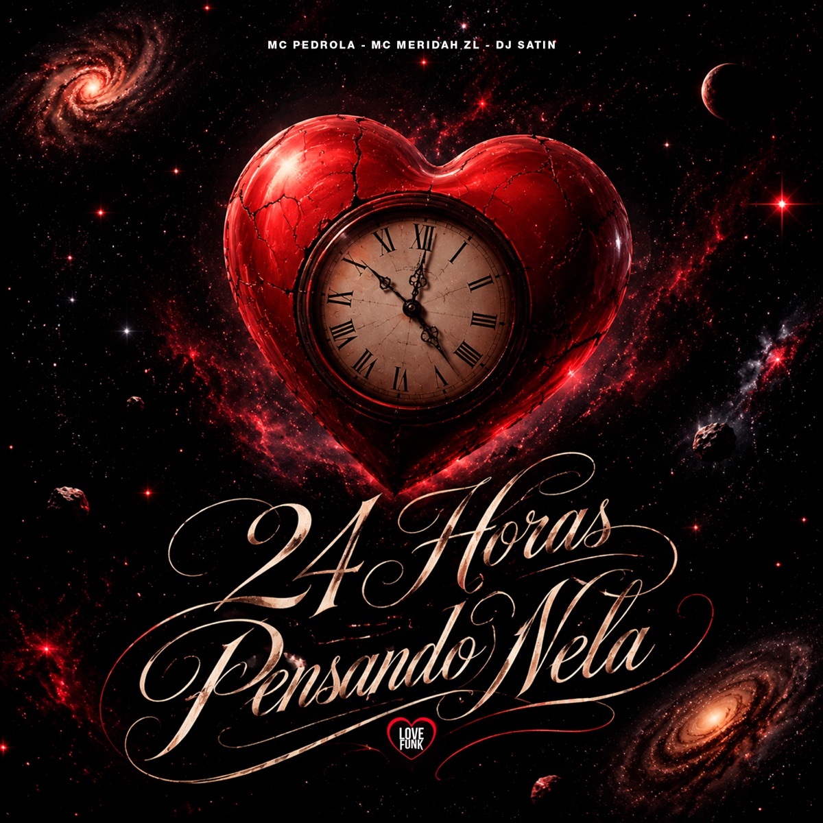 24 Horas Pensando Nela - Single by Mc Pedrola & MC Meridah ZL album cover