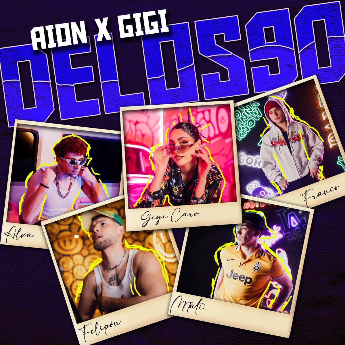 DELOS90 - Single by AION & Gigi Caro album cover