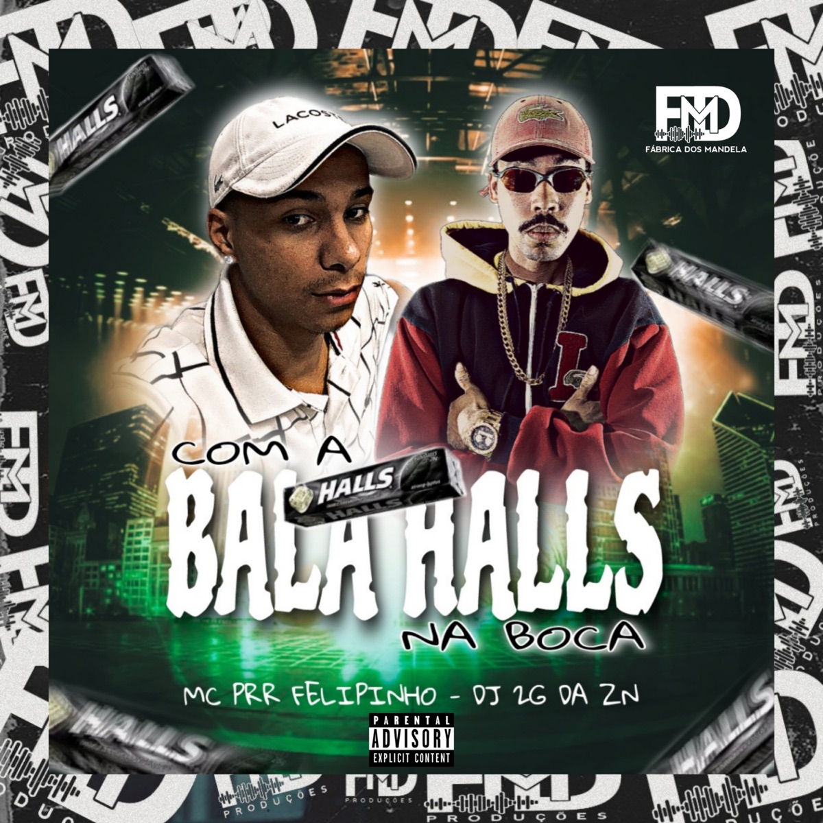 Com a Bala Halls na Boca - Single by MC PRR FELIPINHO & DJ 2G da ZN album cover