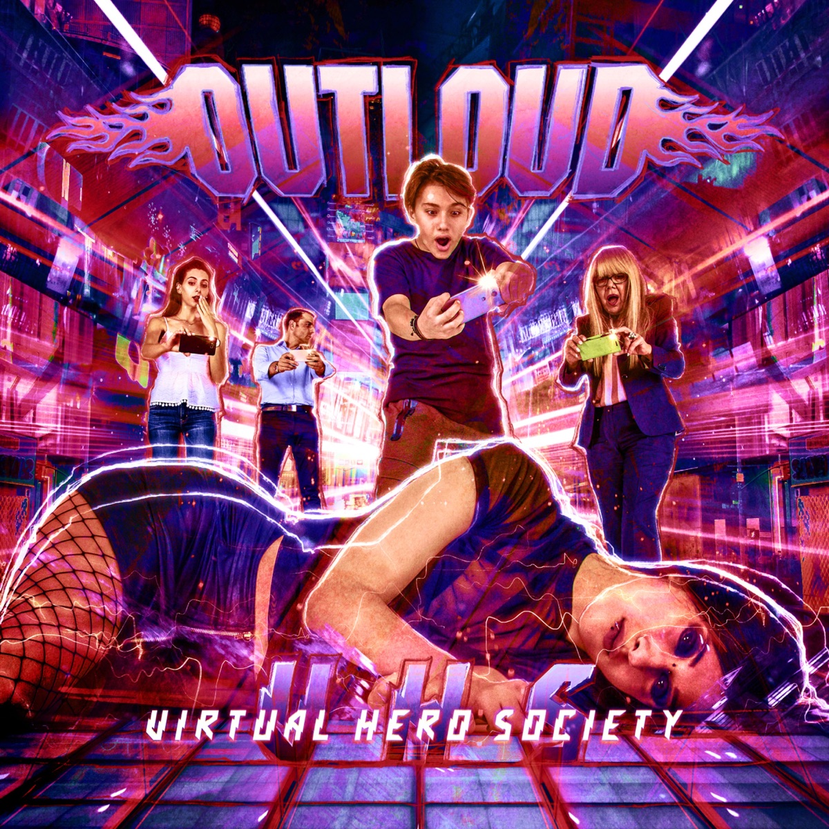 Virtual Hero Society by Outloud album cover