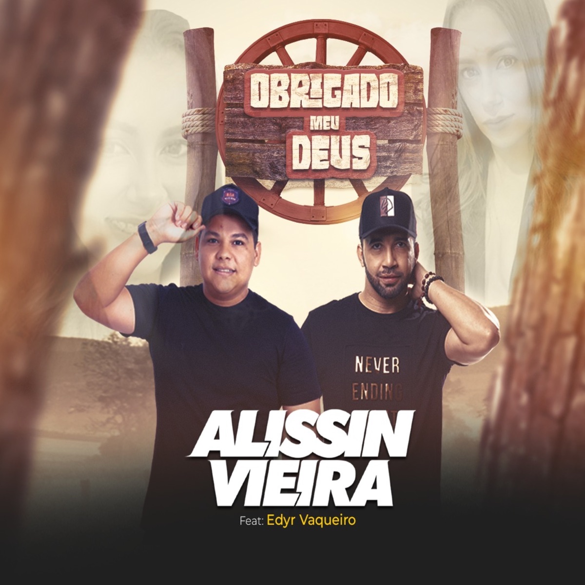 Obrigado Meu Deus (feat. Edyr Vaqueiro) - Single by Alissin Vieira album cover