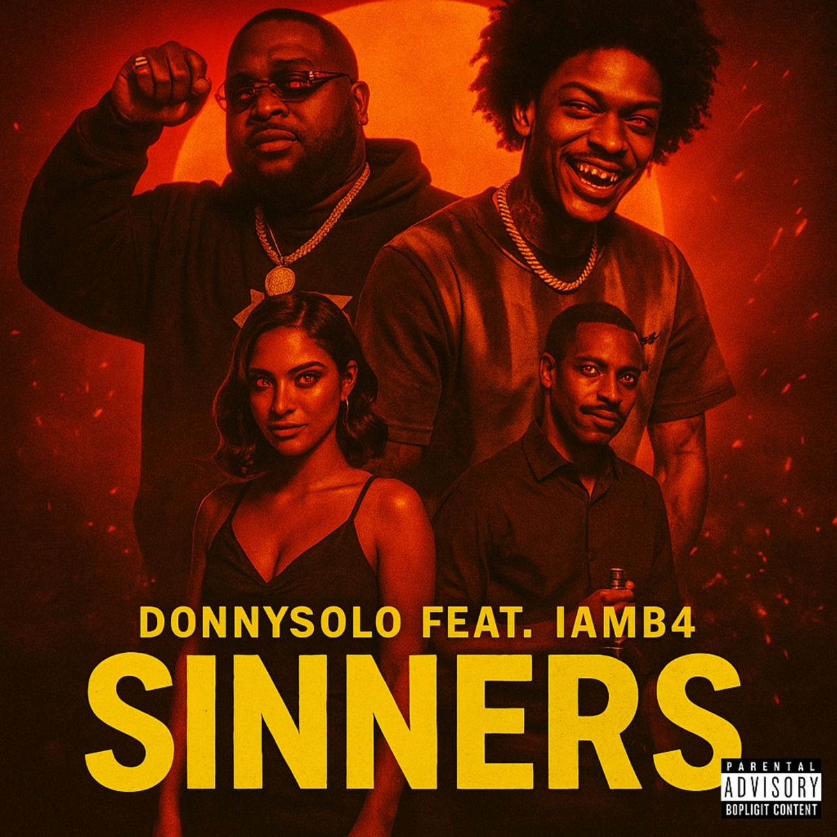 Sinners (feat. iamB4) - Single by DonnySolo album cover
