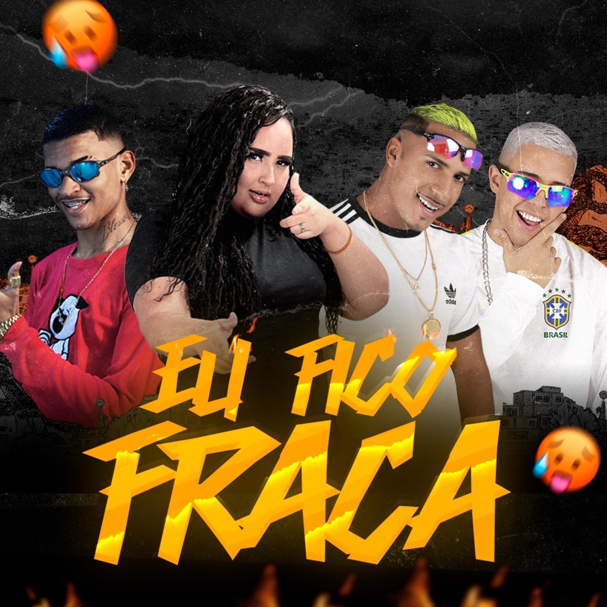 Eu Fico Fraca - Single by DJ Emerson 7K, Dedé A+D1000, Anderson Neiff & Laryssa Real album cover
