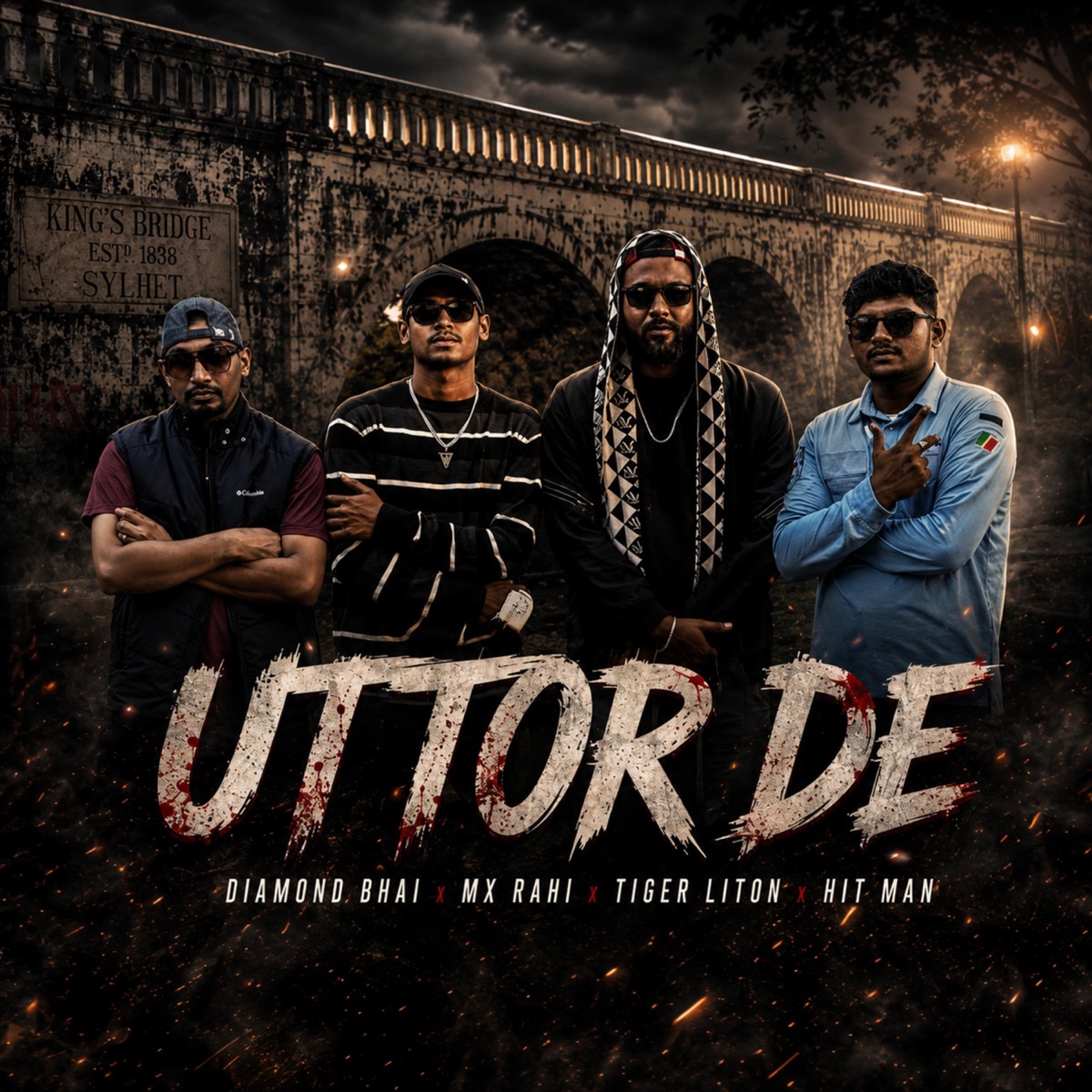 UTTOR DE (feat. MX RAHI, DIAMOND BHAI, TIGER LITON & HIT MAN) - Single by jakariya Hasan Shuvo album cover