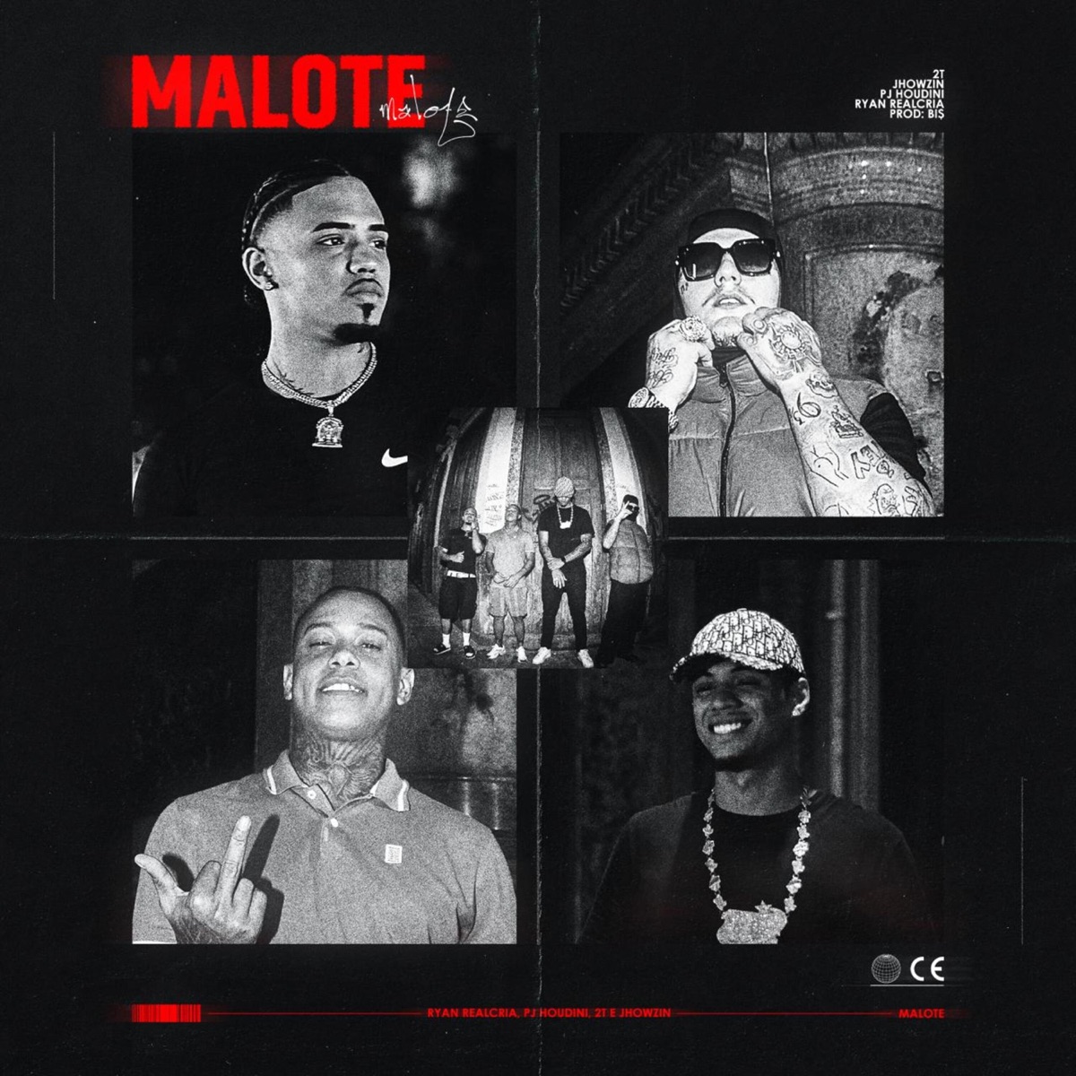 Malote (feat. Bi$ & 2T) - Single by Ryan Realcria, PJ Houdini & Jhowzin album cover
